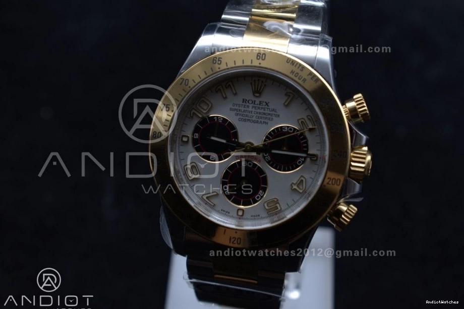 YG SS Dial Clean Daytona GoodFit Markers Best SA4130 V Arabic 737 Edition on 1:1 White Bracelet 116503 1022
